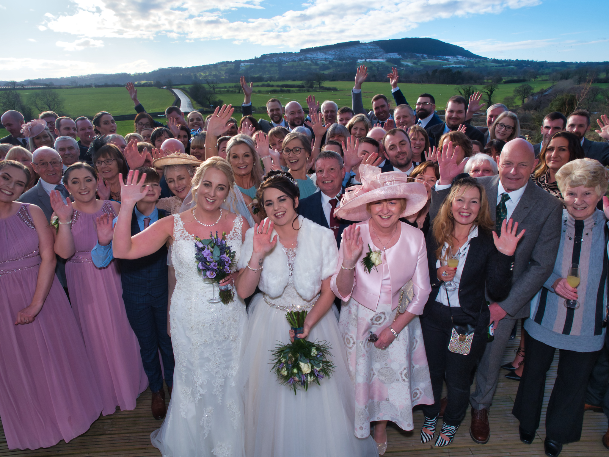 Weddings By Michael - Cumbria Wedding Photographer - greeting guests - The Grange Hotel
