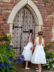 weddings at fence gate